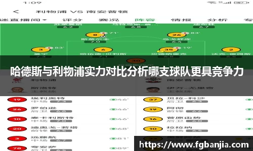 哈德斯与利物浦实力对比分析哪支球队更具竞争力